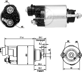 Solenoide Zm SOL-ZM6705