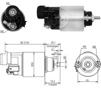 Solenoide Zm SOL-ZM6708