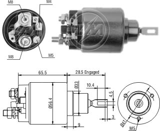 Solenoide Zm SOL-ZM671