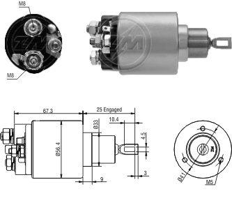 Solenoide Zm SOL-ZM6775