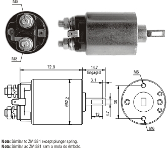 Solenoide Zm SOL-ZM680