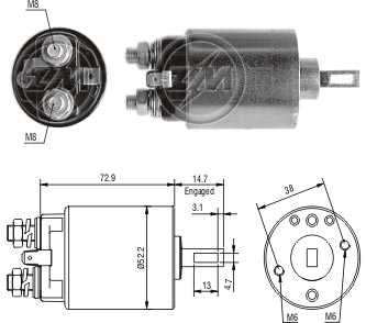 Solenoide Zm SOL-ZM682