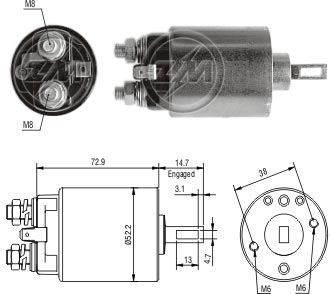 Solenoide Zm SOL-ZM683