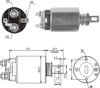 Solenoide Zm SOL-ZM687