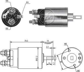 Solenoide Zm SOL-ZM689