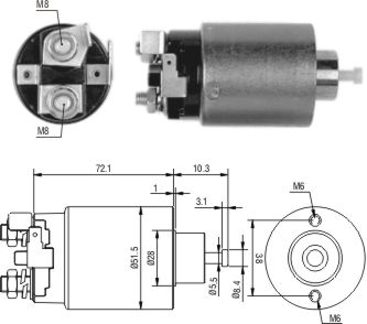 Solenoide Zm SOL-ZM698