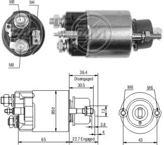 Solenoide Zm SOL-ZM701