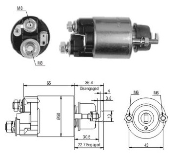 Solenoide Zm SOL-ZM702