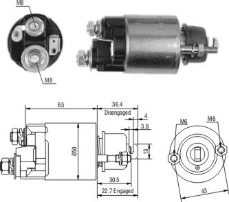 Solenoide Zm SOL-ZM703