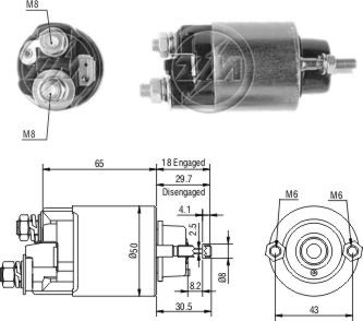 Solenoide Zm SOL-ZM705