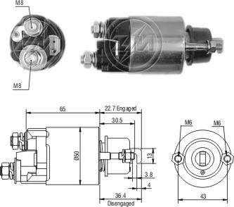 Solenoide Zm SOL-ZM706