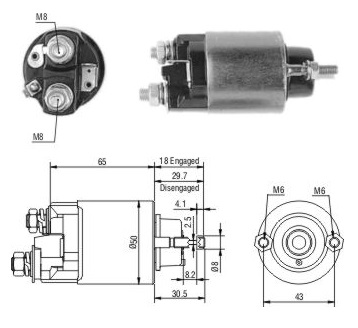 Solenoide Zm SOL-ZM707