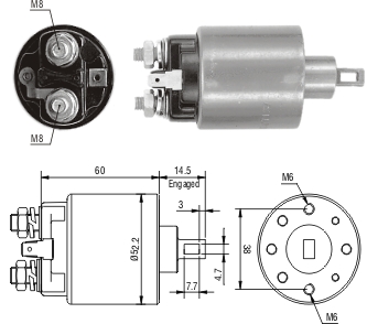 Solenoide Zm SOL-ZM711