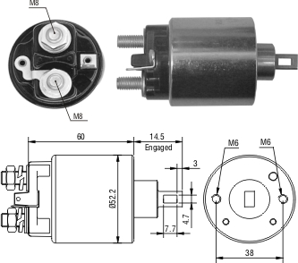 Solenoide Zm SOL-ZM716