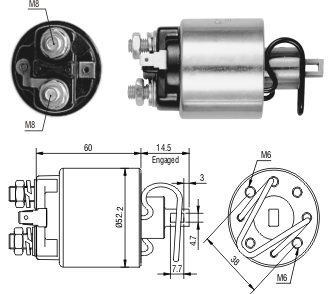 Solenoide Zm SOL-ZM717