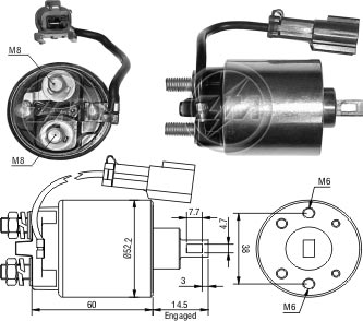 Solenoide Zm SOL-ZM719