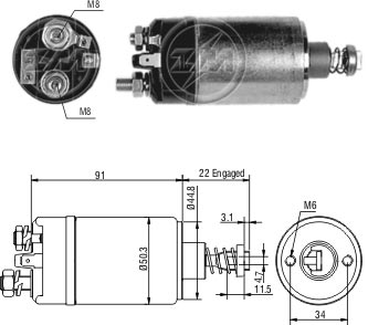 Solenoide Zm SOL-ZM728