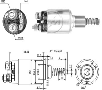 Solenoide Zm SOL-ZM734