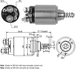 Solenoide Zm SOL-ZM744