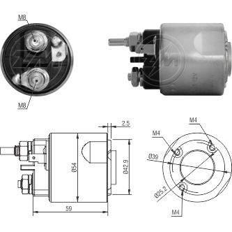 Solenoide Zm SOL-ZM7495