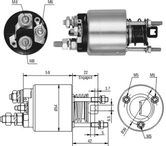 Solenoide Zm SOL-ZM7595