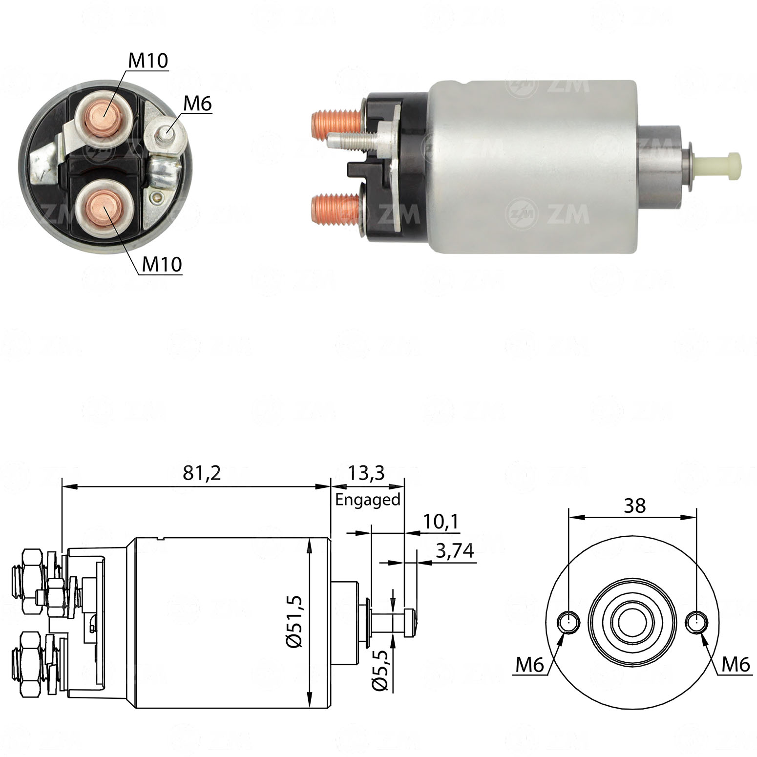 Solenoide Zm SOL-ZM766