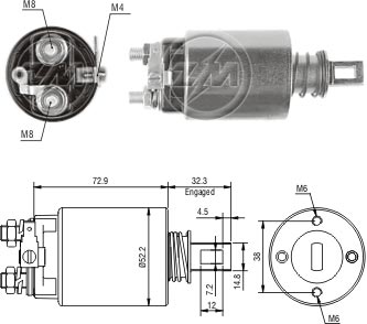 Solenoide Zm SOL-ZM783