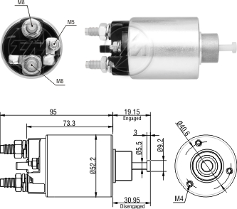 Solenoide Zm SOL-ZM8860