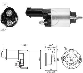 Solenoide Zm SOL-ZM9705
