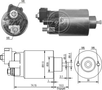 Solenoide Zm SOL-ZM994