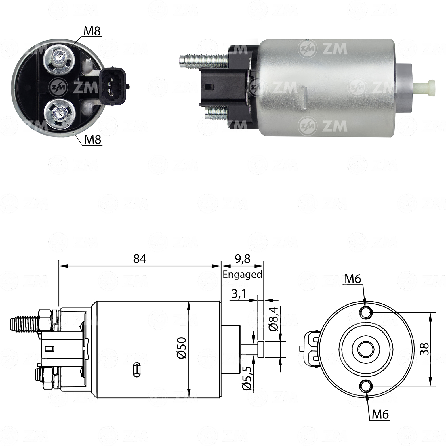 Solenoide Zm SOL-ZM997